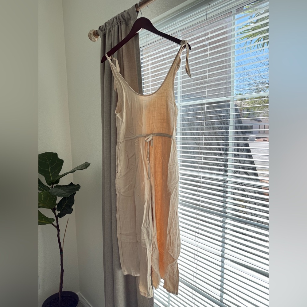 Princess Polly Light Tan Jumpsuit